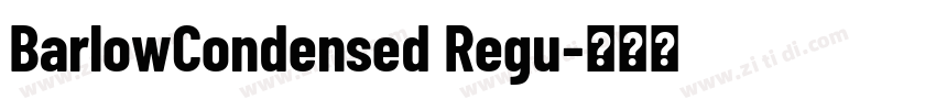 BarlowCondensed Regu字体转换